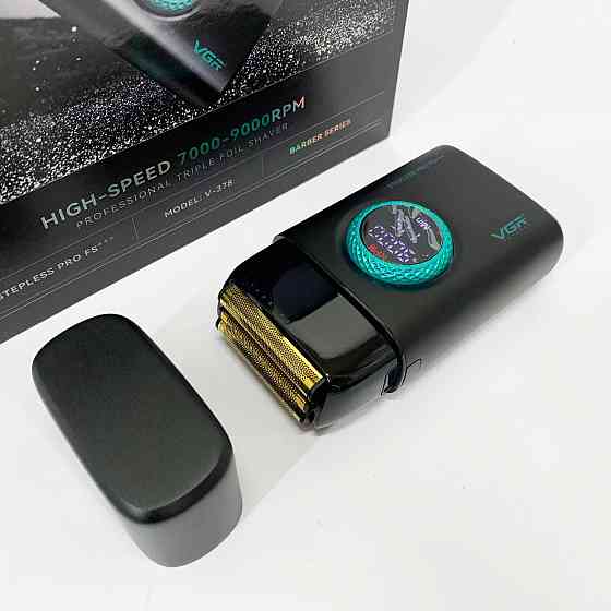 Чоловіча бритва на батарейках VGR, Портативна чоловіча бритва на акумуляторі, Електробритва для бороди ZA-40 Львів