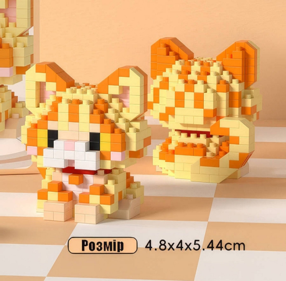 Конструктор Mekansm Кіт і Пес — 296 деталей, Micro Diamond Blocks, 3D Киев - изображение 4