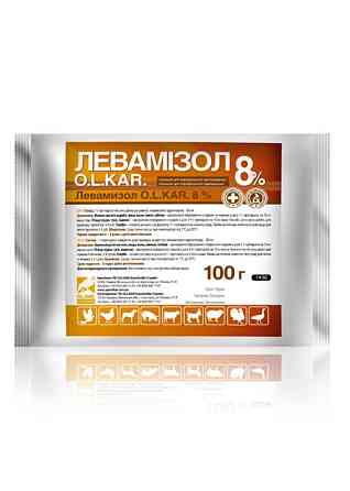 Левамизол 8% порошок 100 г Винница