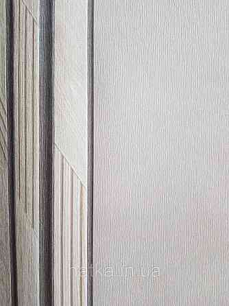 Обои метровые виниловые на флизелине Sintra Structure однотонные под ткань тонкая полоска бежевые 524350 Киев