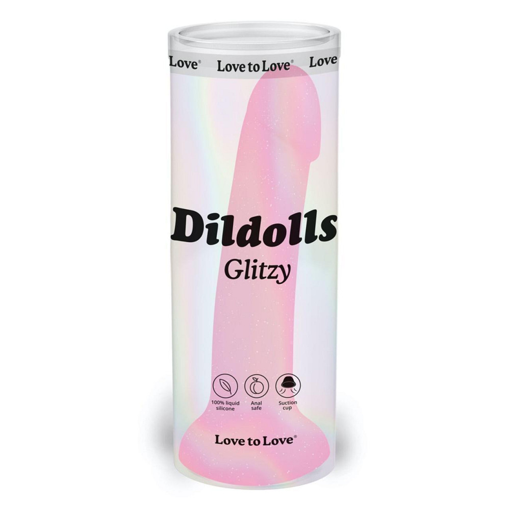 Дилдо с блестками Love To Love DILDOLLS - GLITZY ультрамягкий Sex Aura Киев - изображение 8