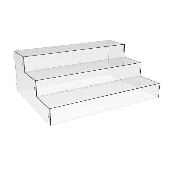 Товарна горка EKOSTAR на 3 сходинки з акрилу 400x300x150 2 мм Київ