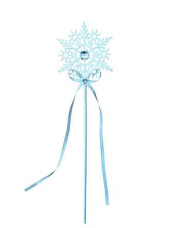 Паличка феї зі сніжинкою 43 см білий Київ