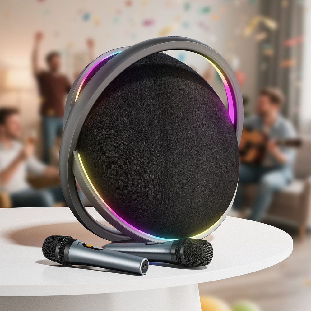 Портативна колонка ACEFAST K5 Max portable wireless speaker Black Київ - фото 7