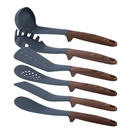 Набір кухонного приладдя 7 предметів:(6шт + підставка) нейлон 5236 KAMILLE Житомир - фото 4