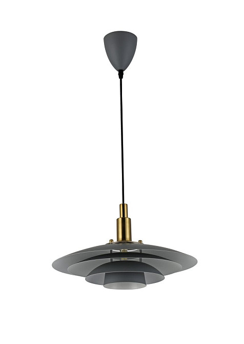 VALESO Підвісний світильник G 74729/1P Темно-сірий + Хром Коломыя - изображение 2
