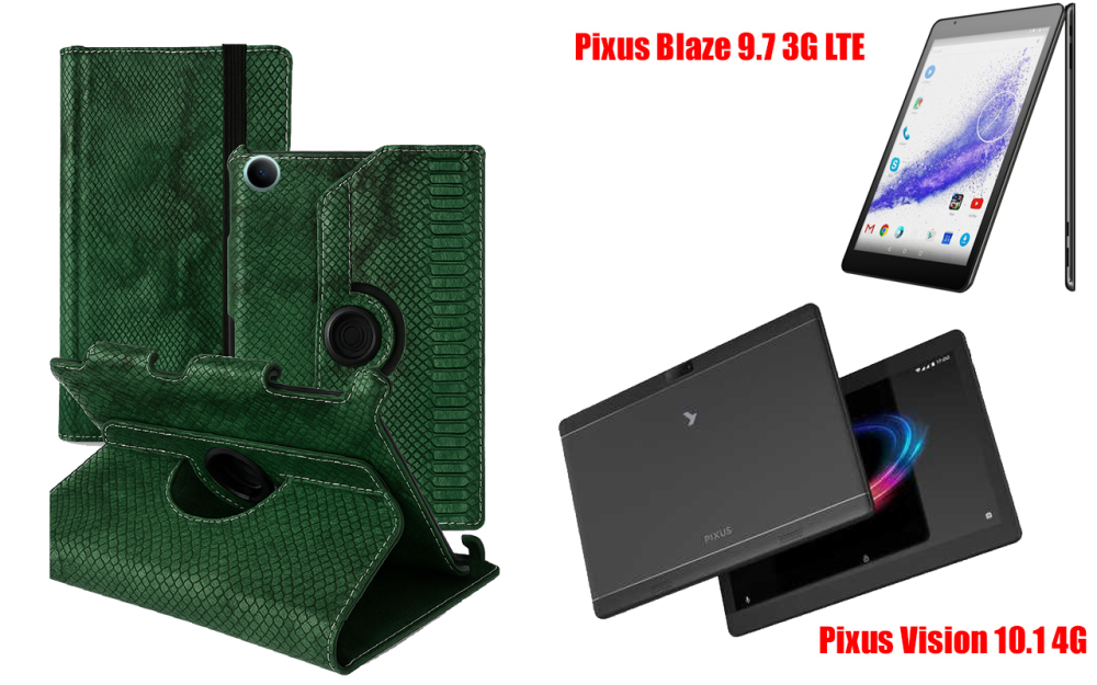 Чехол Spinner360 для планшета Pixus Blaze 9.7 3G LTE, Vision 10.1 4G, цвет Reptyliya Киев - изображение 1