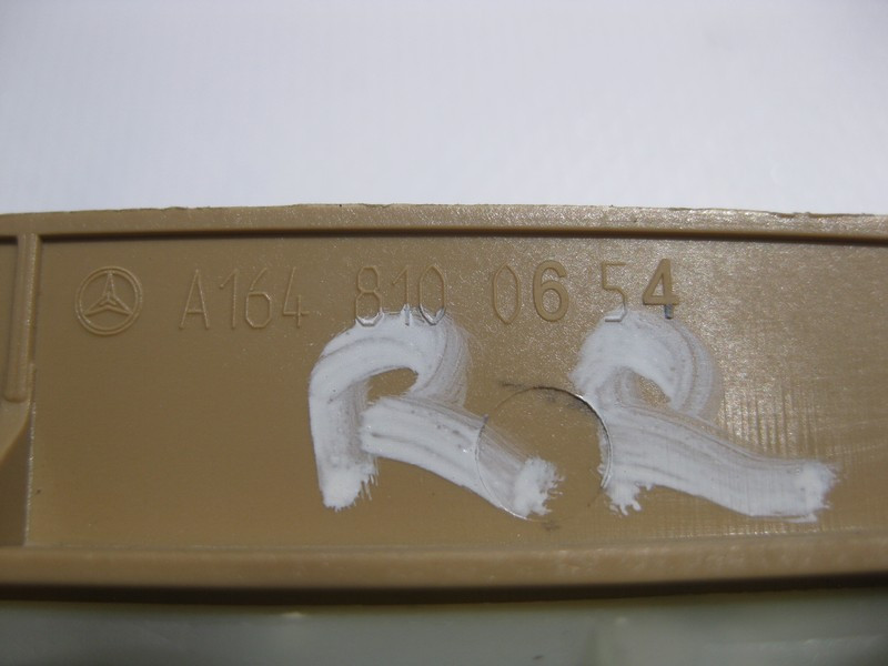 Mercedes-Benz  A1648100654 8K67 Ручка стельова бежева задня права з плафоном ML W164 GL X164 R-Class W251 Одесса - изображение 3