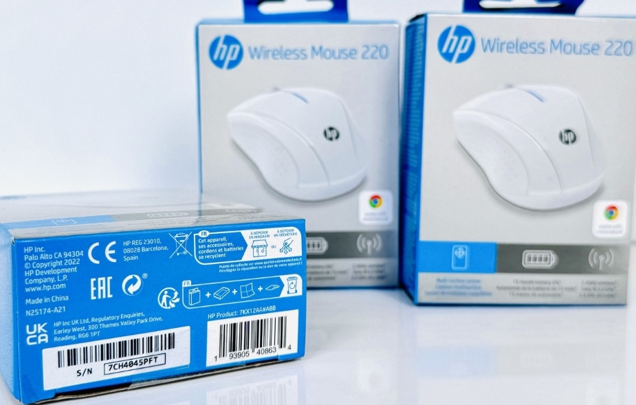 Нова Бездротова Оптична Мишка Миша HP 220 Wireless Біла (7KX12AA) Харків - фото 3