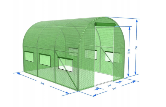Теплиця садова, парник Holla Garden Польща 6м2 (300х200х200) Київ