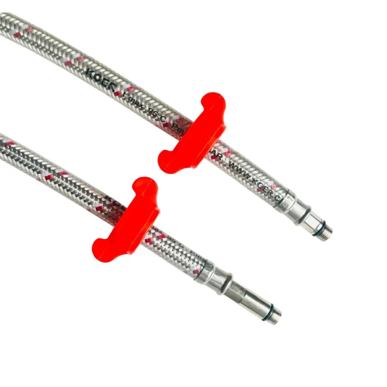 Гибкая подводка в силиконовой оболочке (пара) Koer KH-02-F1/2