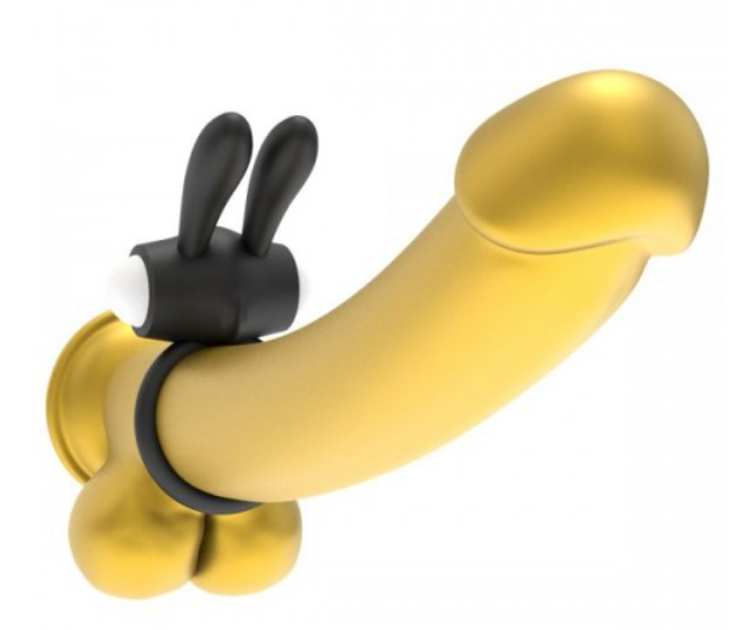 Ерекційне віброкольцо Power Clit Cockring, Black Sex Aura Київ - фото 3