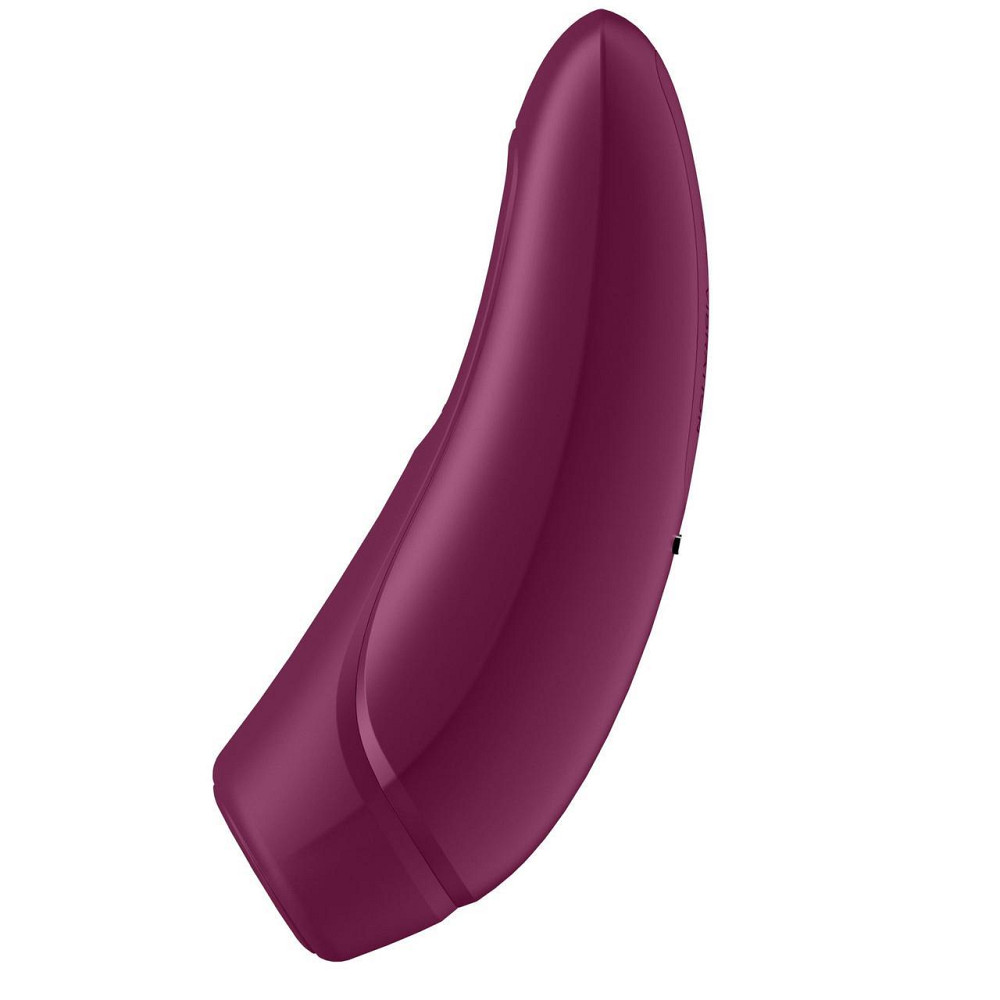 Вакуумный клиторальный стимулятор Satisfyer Curvy 1+ Rose Red с управлением через интернет Sex Aura Киев - изображение 6