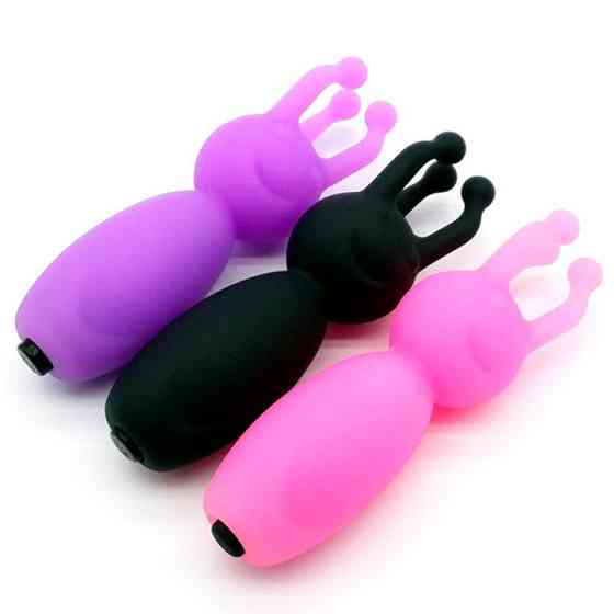 Вибратор с усиками и улыбкой - Черный – Вибраторы Винница