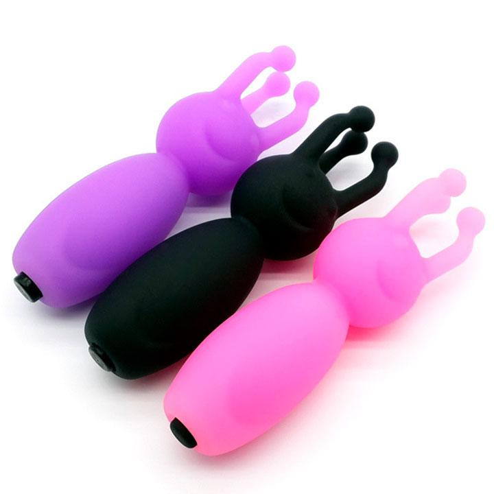 Вибратор с усиками и улыбкой - Черный – Вибраторы Винница - изображение 2