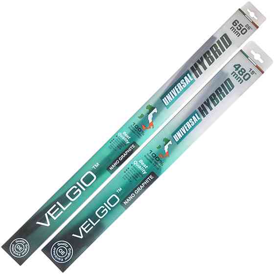 Комплект щіток склоочисників гібридних Velgio Universal Hybrid для Volkswagen Passat з 2014 Київ