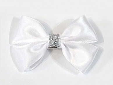Шпилька Бант біла 2 шт. Київ - фото 1