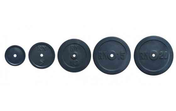 Диск на гриф 15 кг c диаметром 30 мм Гантели, гири, штанги и диски гранилит окрашенный Киев