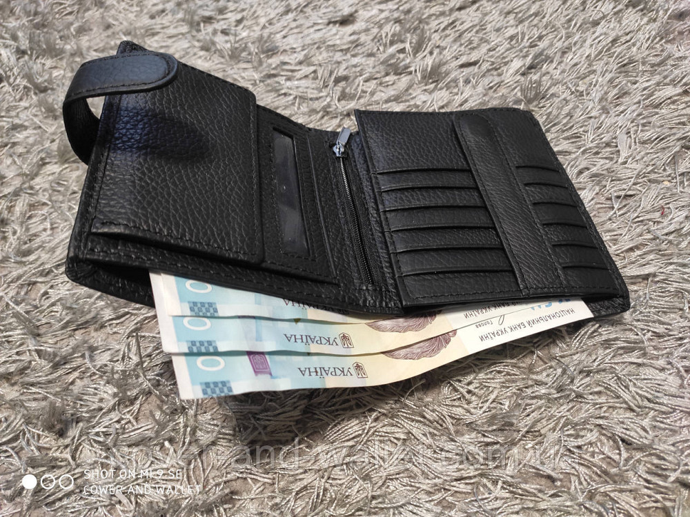 Кошелек мужской кожаный под много карточек вертикальный ST Leather Киев - изображение 5