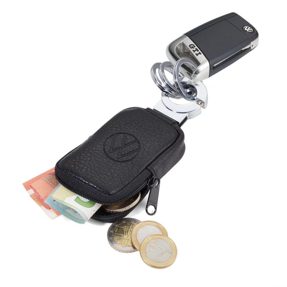Брелок Troika Key-Click Valet зі шкіряним кошельком для монет Рівне - фото 3