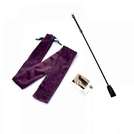 Стек шкіряний із позолотою Riding Crop UPKO Sex Aura Київ