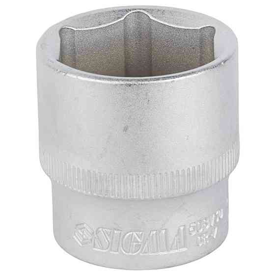 Насадка шестигранна коротка 1/2" 30 мм CrV mid SIGMA (6071301) Київ