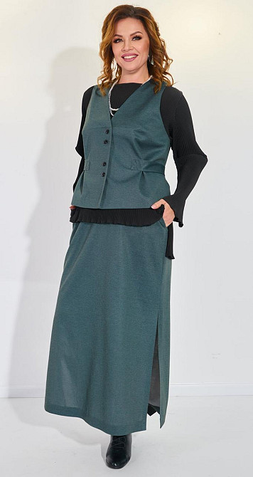 Костюм-трійка зі спідницею (48) Київ - фото 9