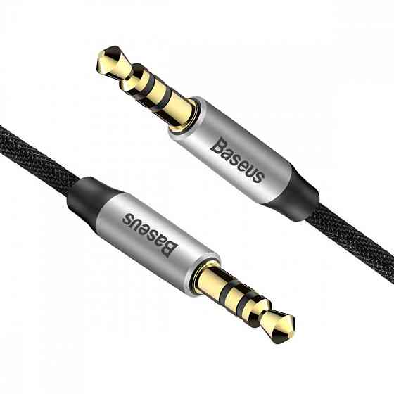 Кабель AUX Baseus Yiven M30 (1м) красно-черный Львов