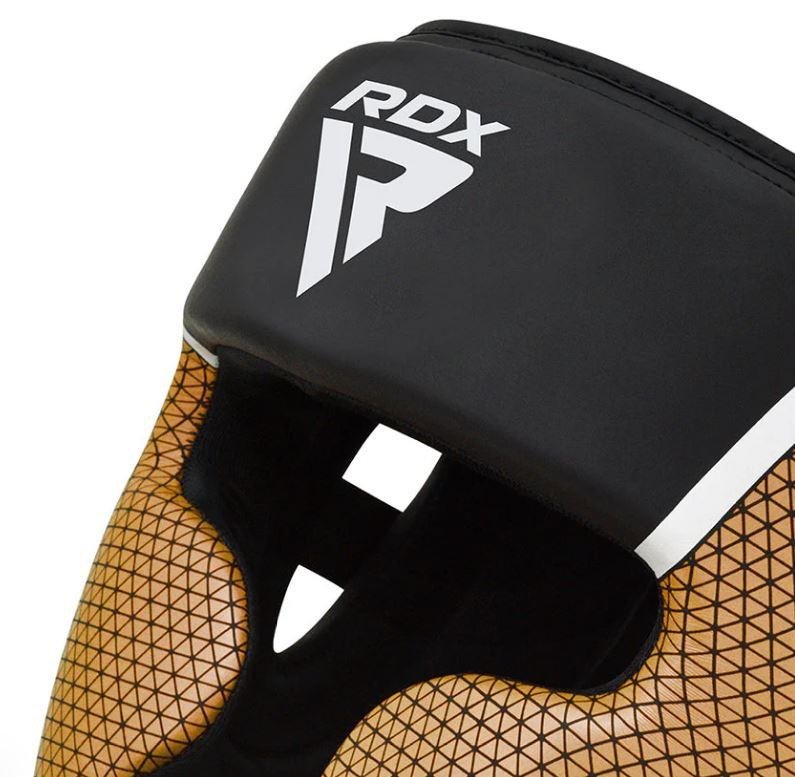 Боксерський шолом RDX T17 Aura Black Gold M Київ - фото 3