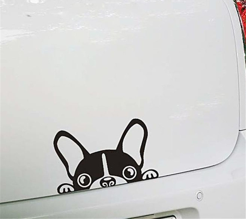 Наклейка на авто Собака светоотражающая Тюнинг авт Киев - изображение 6