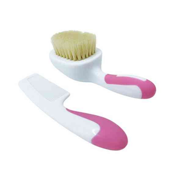 Набор расческа и щетка из натурального ворса MGZ-0725(Pink) Винница