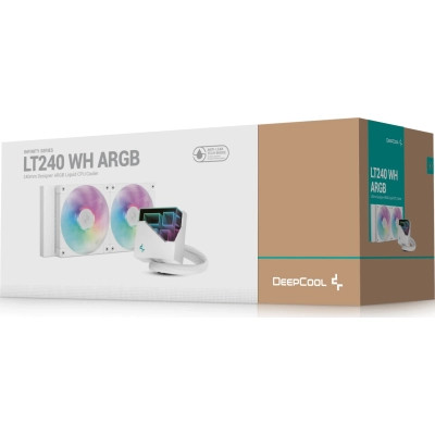 Система рідинного охолодження Deepcool LT240 ARGB White (R-LT240-WHAMNC-G-1) Вінниця - фото 6