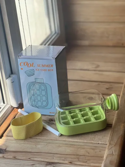 Лоток для льда с крышкой Curling LY-942 – герметичный контейнер-форма Коломыя - изображение 3