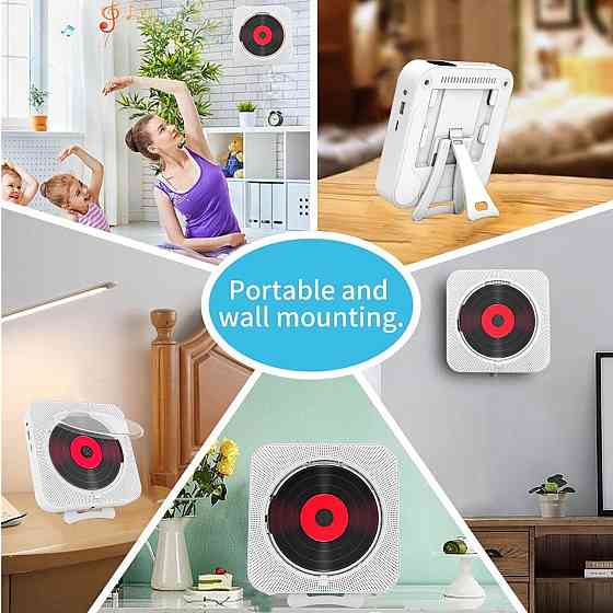 Аудиосистема HiFi Wall Mountable Adirigo CD-плеер USB Bluetooth FM Radio MP3 Днепр