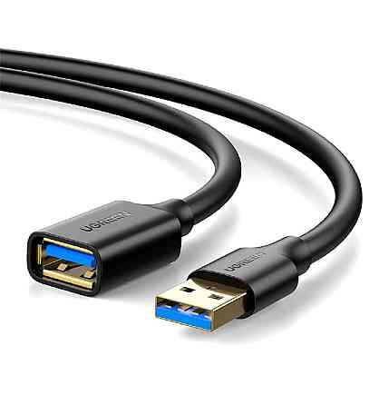 Подовжувач UGREEN US129 USB 3.0 Extension "тато" Cable 1m, колір чорний UGR-10368 Одеса