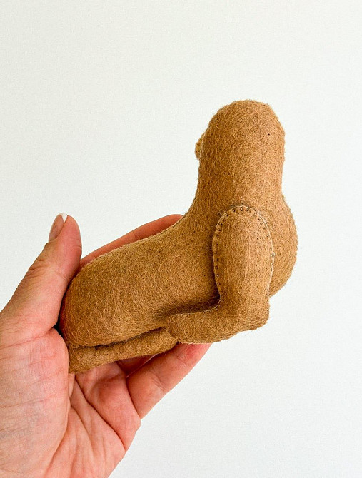 М’яка фетрова іграшка морж ручної роботи – безпечна розвиваюча іграшка Київ - фото 2