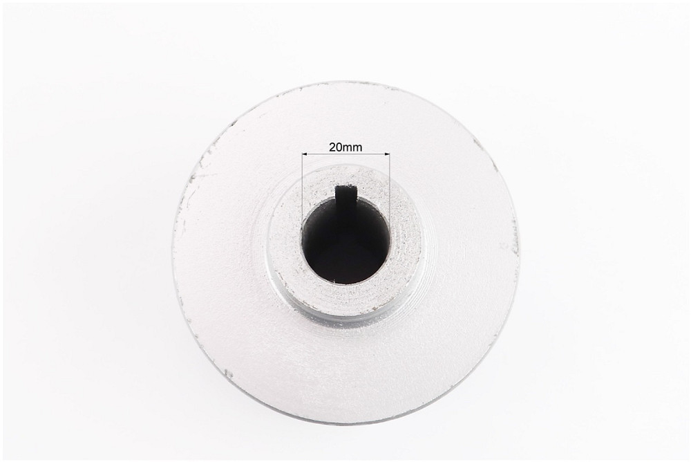 Шків під колінвал d-20mm (D-85mm, 3-х пазний, три пази під ремінь SPB, метал) 168F/170F Киев - изображение 3