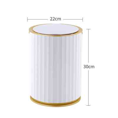 Контейнер для сміття JAH Nordic Сенсорний Білий із золотим 9 л (20259) Вінниця