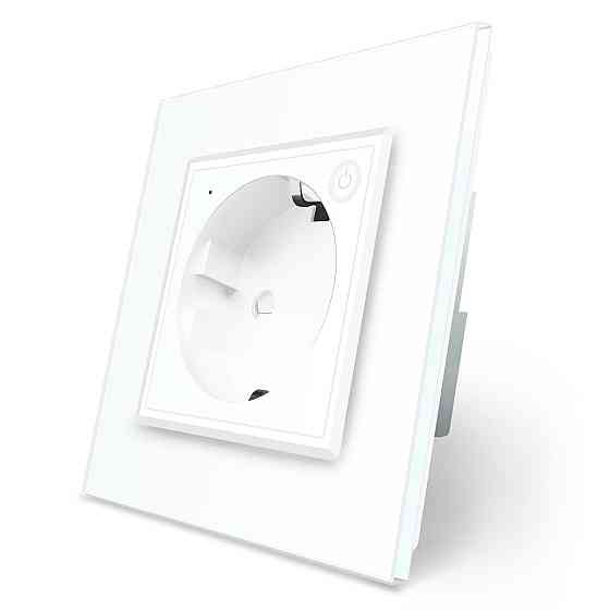 LIVOLO Розумна розетка ZigBee з заземленням Livolo білий (VL-FCTC16AZ-2WP) Коломия