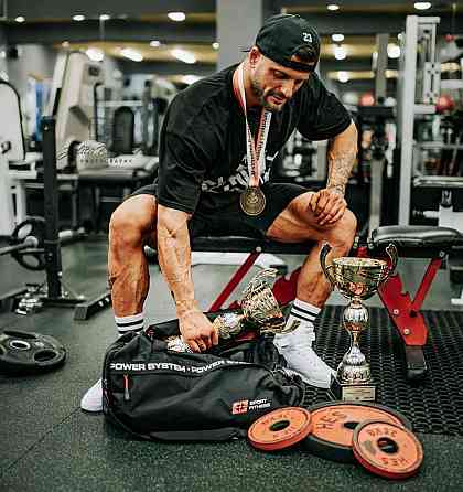 Спортивна сумка Power System PS-7012 Gym Bag-Dynamic (38л.) Black/Red Луцк