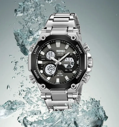 Годинник чоловічий наручний кварцовий Skmei 2210 Сріблястий Вінниця