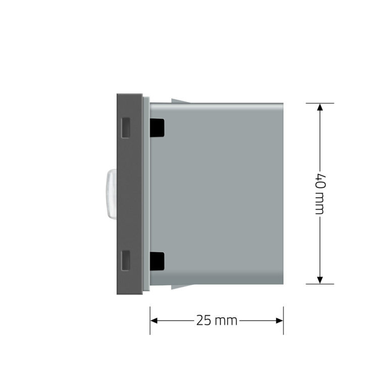 LIVOLO Механізм датчик присутності та руху з сенсорним вимикачем Livolo сірий (VL-FCU-2IP) Коломия - фото 8