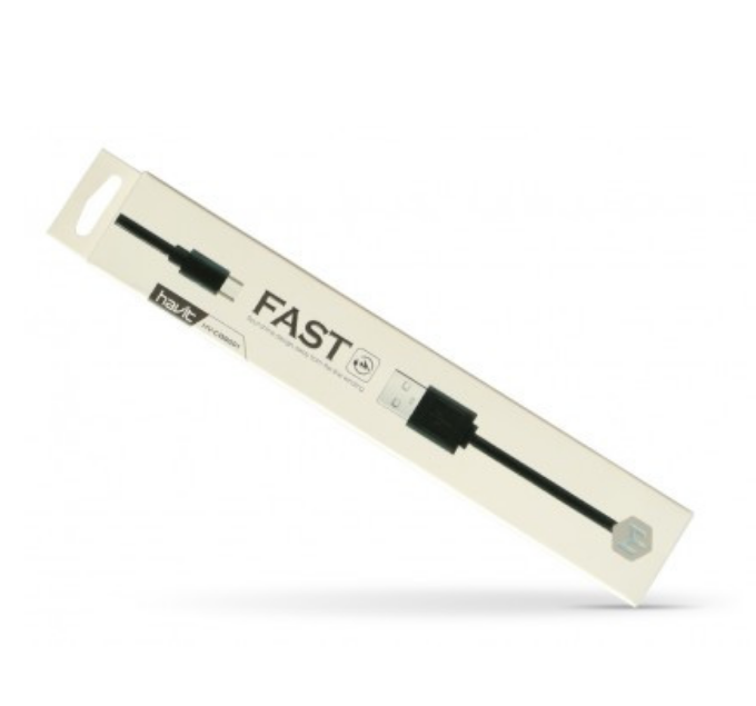 Кабель USB MicroUSB Havit HV-CB8601 1м чорний Житомир - фото 2