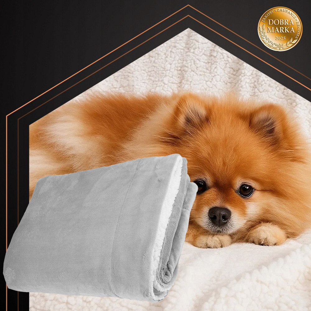 Двостороннє ковдру тепле 200х150 см Ruhhy (26293) Світло-сіре Нововолинськ - фото 7