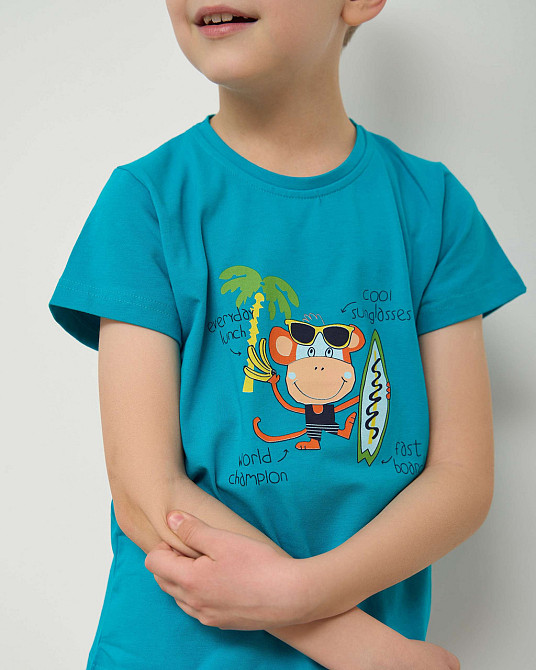 Комплект с шортами на мальчика Tom John - Обезьянка 89155 3-4 Киев - изображение 7