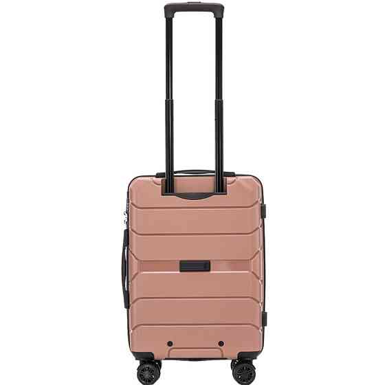 Валіза поліпропіленова WINGS PP06 мала 55 см золотисто-рожева Київ