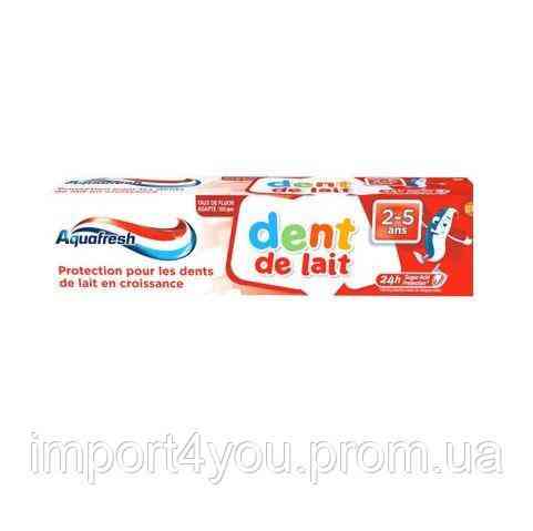 Aquafresh 50мл Kids 2-5років зубна паста для дітей 