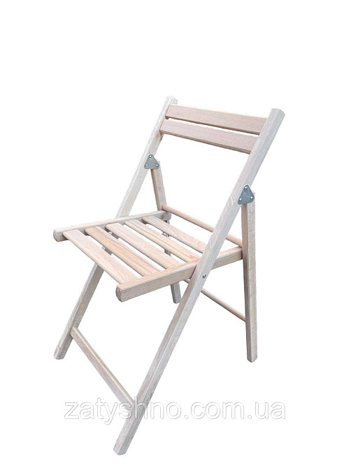 Стільчик складаний буковий Київ - фото 5