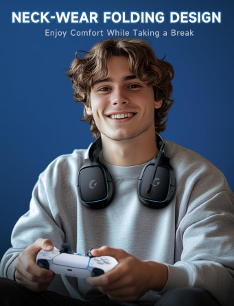 Беспроводная игровая гарнитура Captain 780 7.1, 2.4 ГГц/Bluetooth 5.3/3.5 мм, 50 мм, до 70 ч, RGB Киев