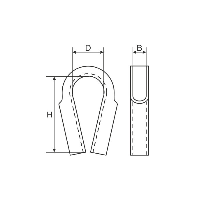 Коуш трубчастий AISI 304 12,0 мм Одеса - фото 2